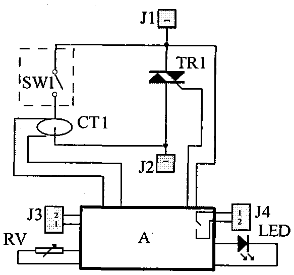 Current monitoring electronic arc extinguishing device