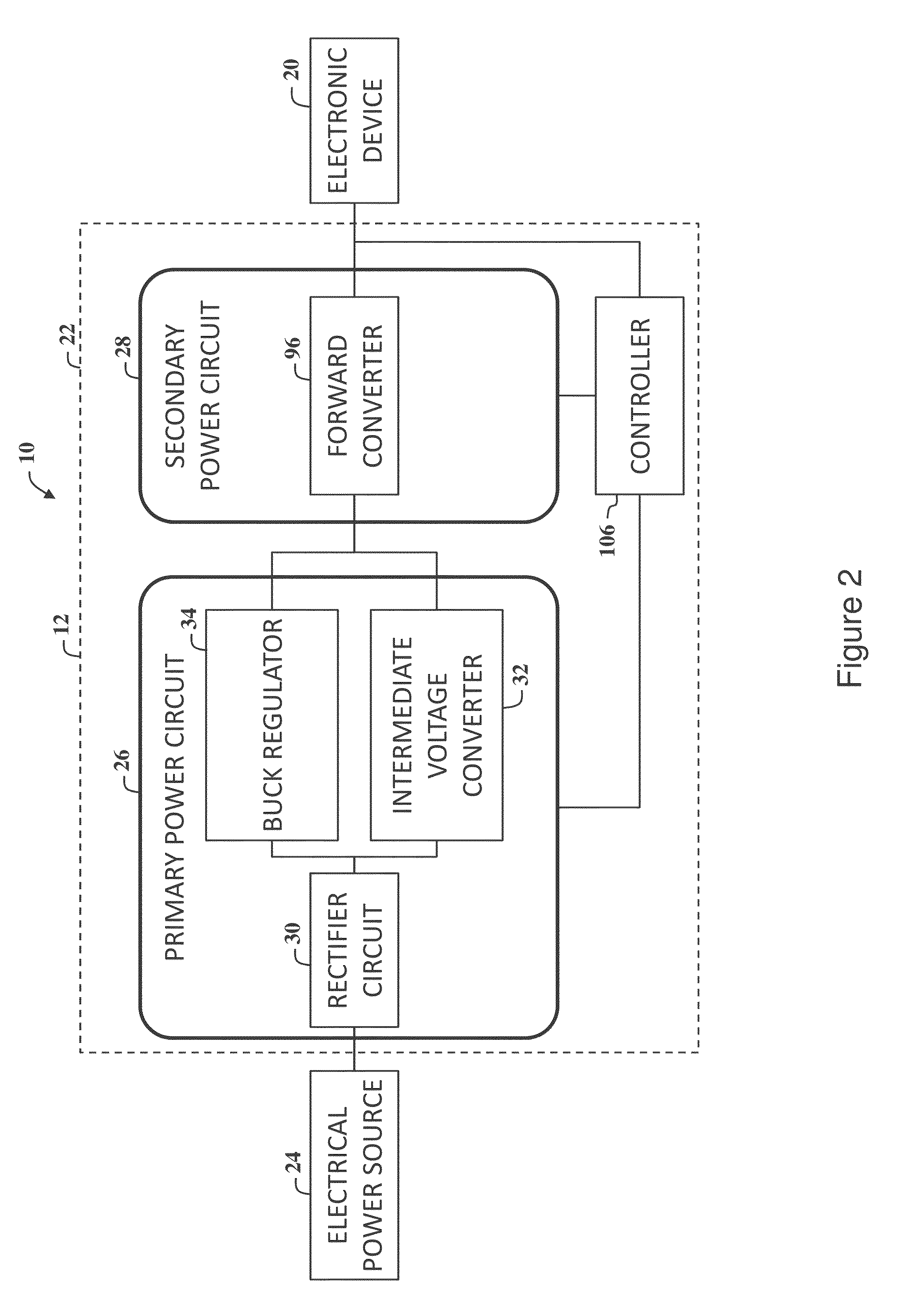 Electrical circuit for delivering power to consumer electronic devices