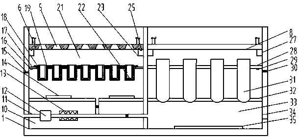 Breast cancer screening blood detection kit and detection method thereof