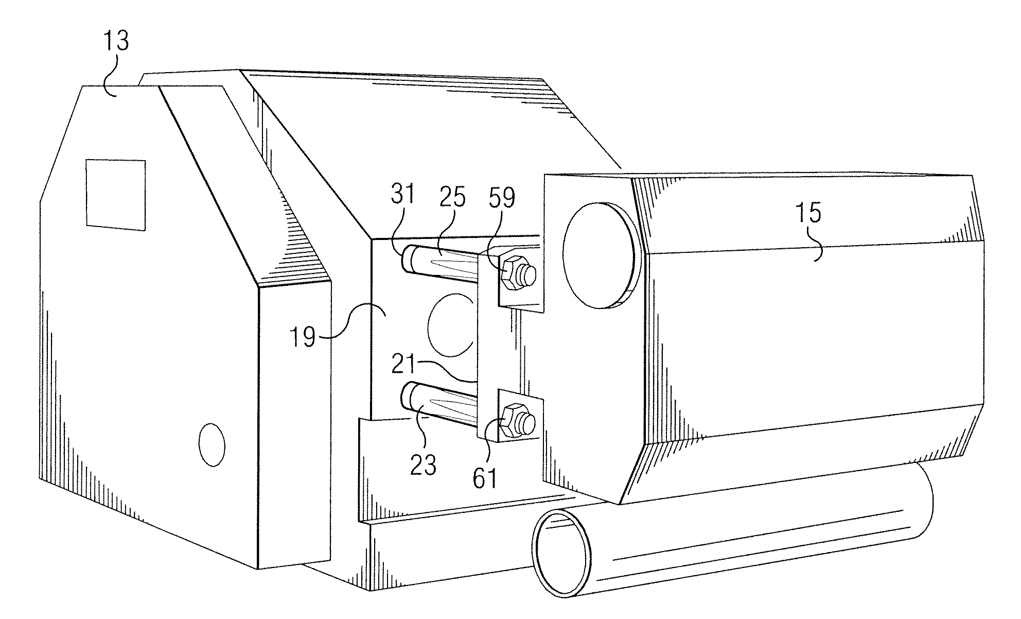 Stay Rod for a High Pressure Oil Field Pump