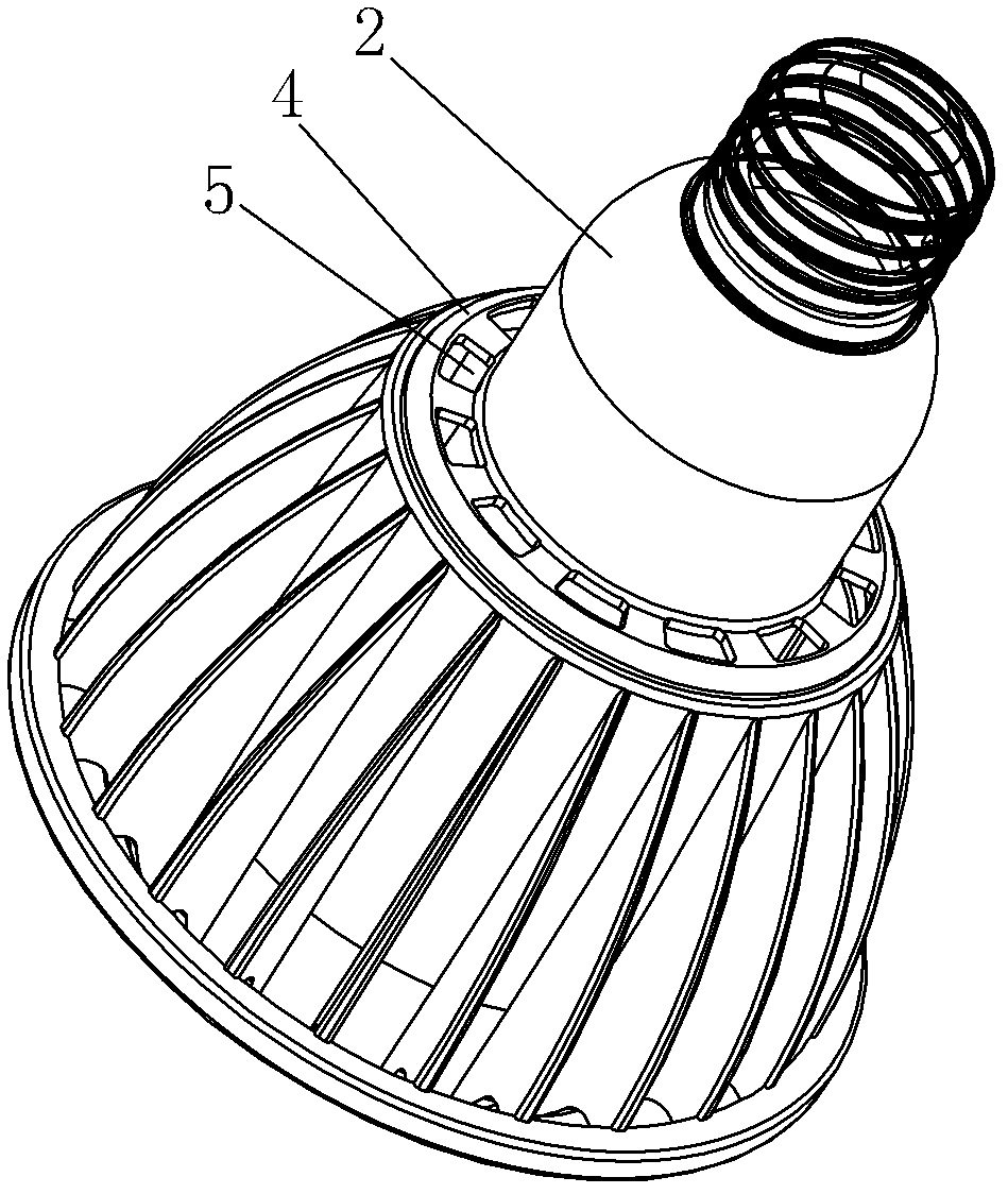 LED (light-emitting diode) lamp with good heat dissipation