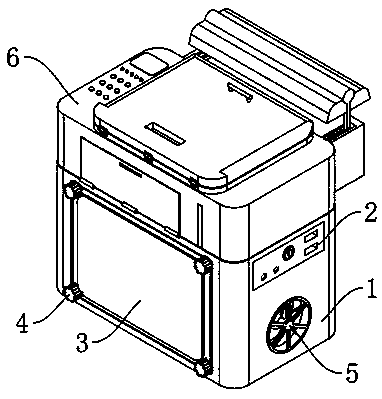 Printing integrated computer host