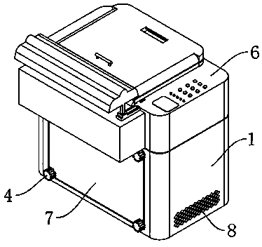 Printing integrated computer host