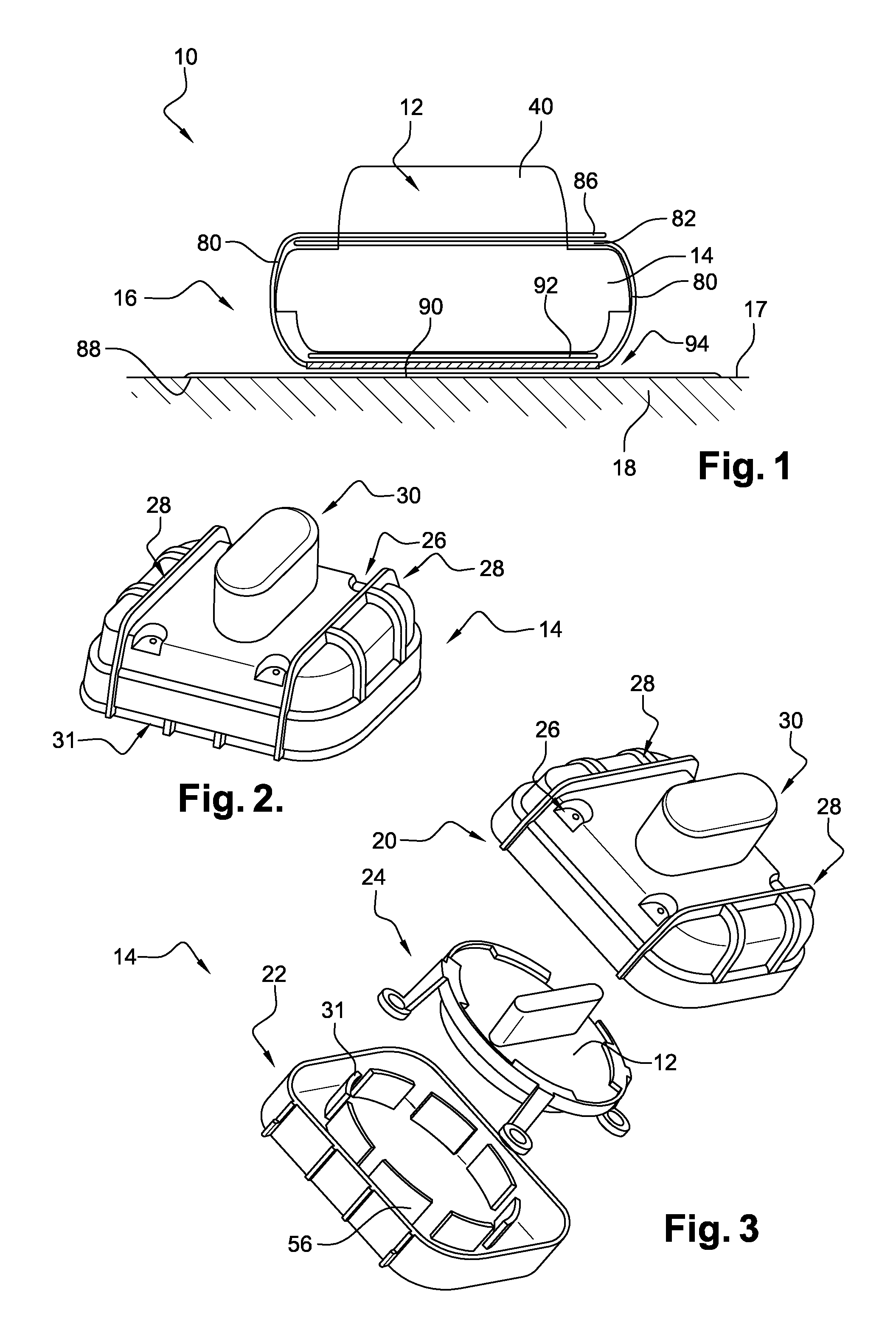 Sealed pressure-measuring member