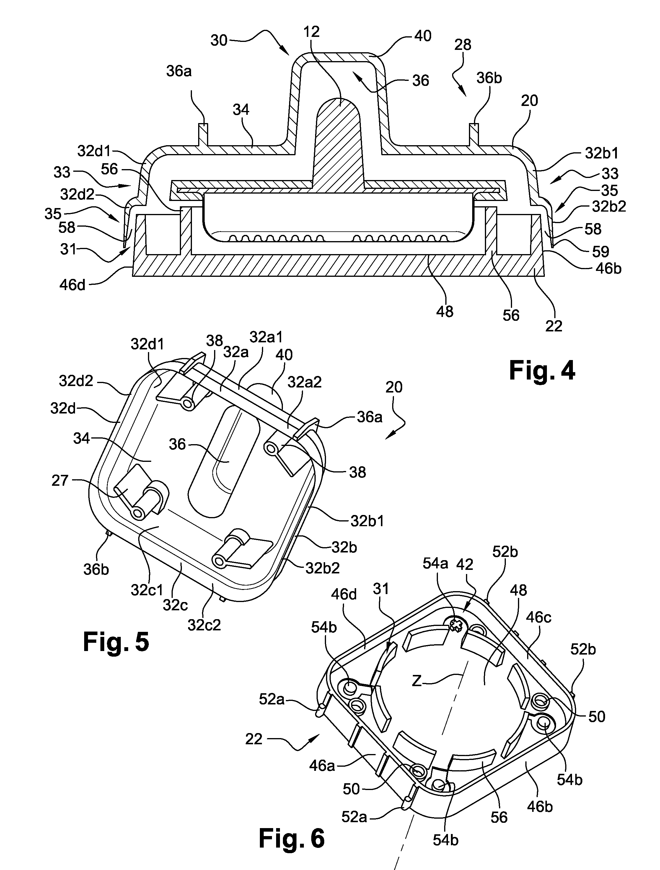 Sealed pressure-measuring member