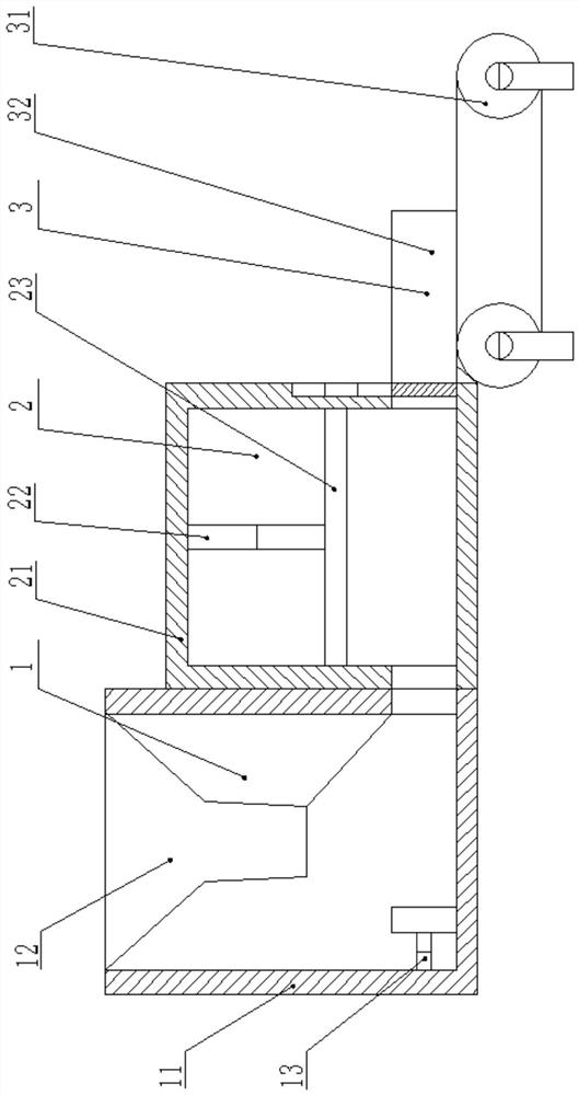 Compression device and corn cutting bundling machine with compression device