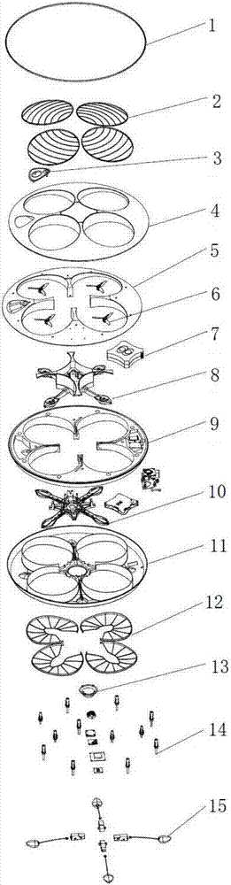 Protective film for flying robot and flying robot