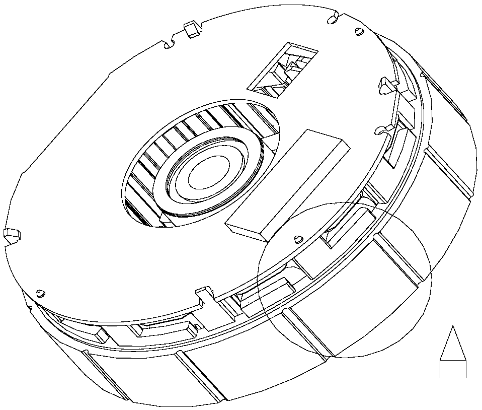 Motor rotor detection assembly and motor