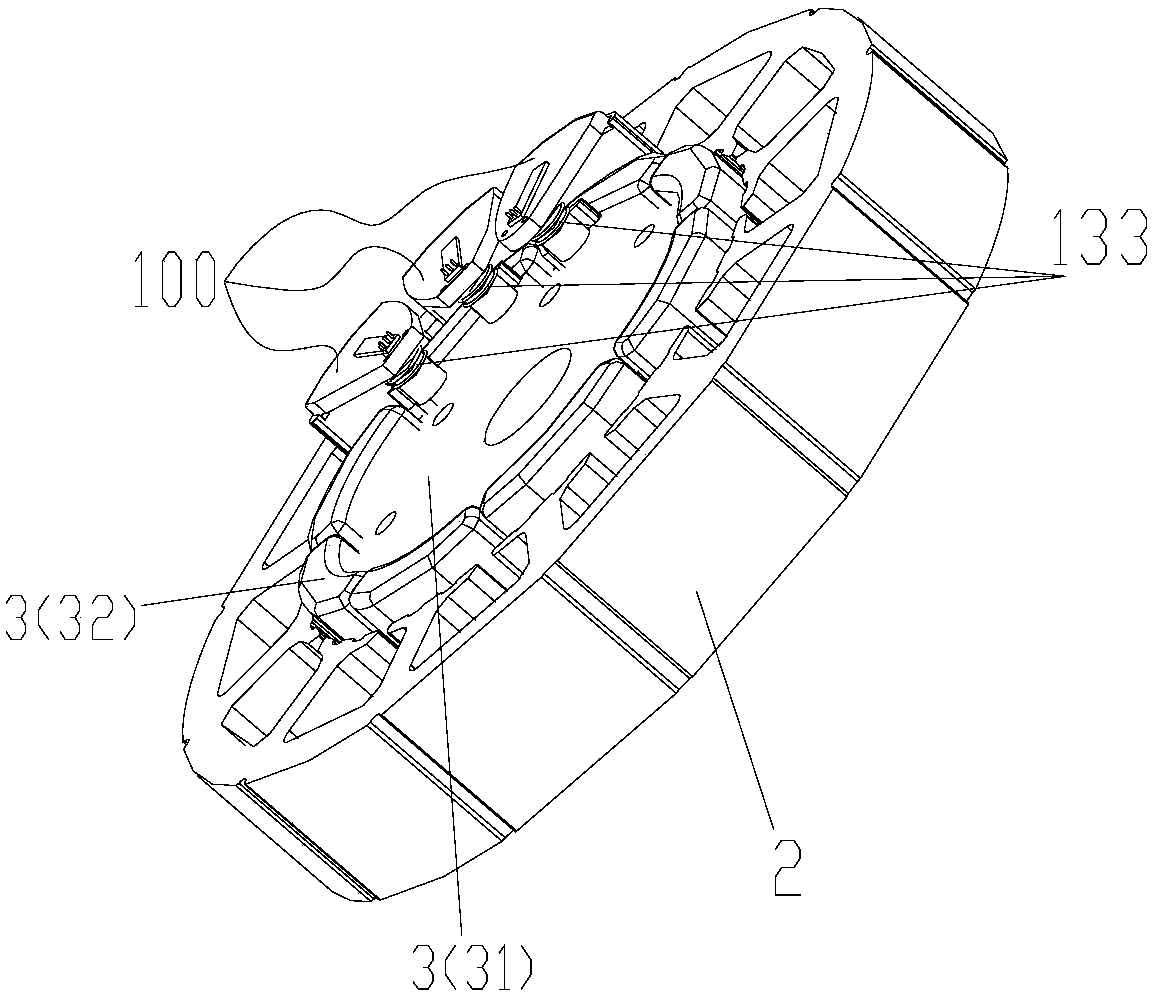 Motor rotor detection assembly and motor