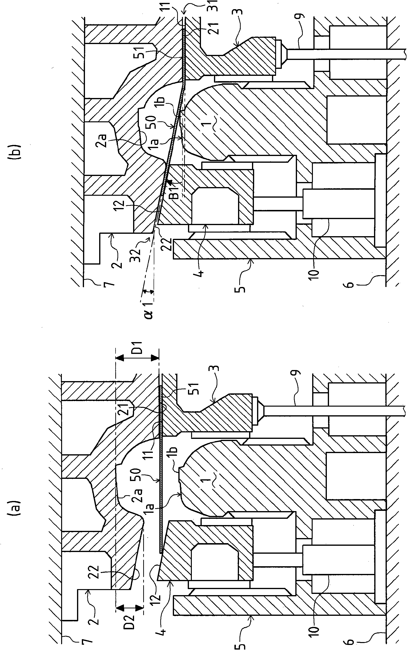 Press-processing method, and press-processing apparatus