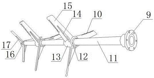 Stirring tank used for blending high-molecular rubber and asphalt