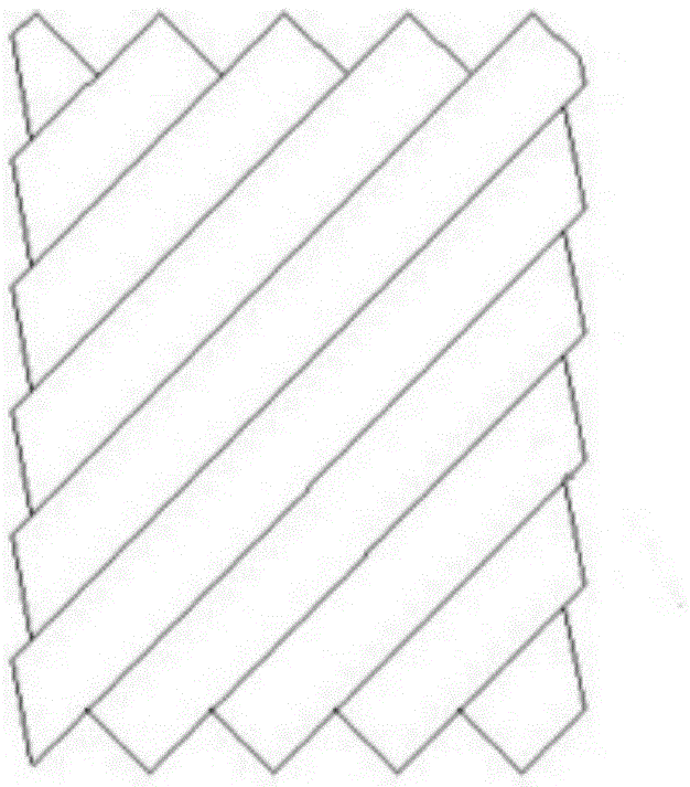 Combined binding packing device for water treatment