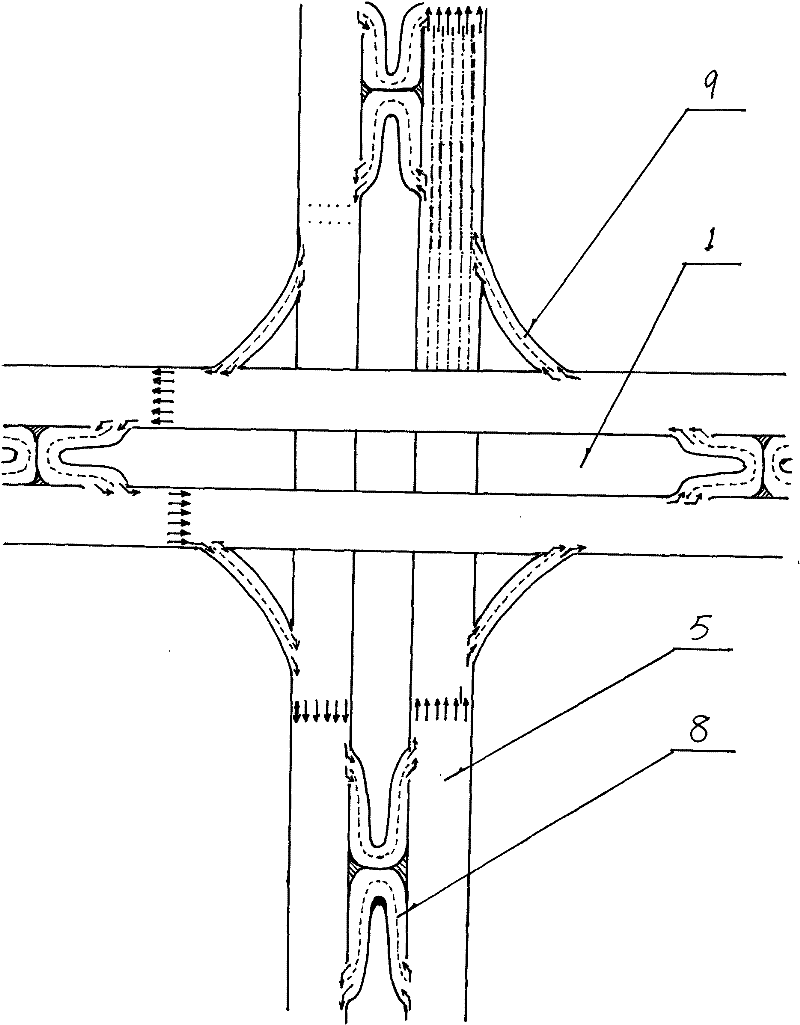 Special electromobile road system in house building