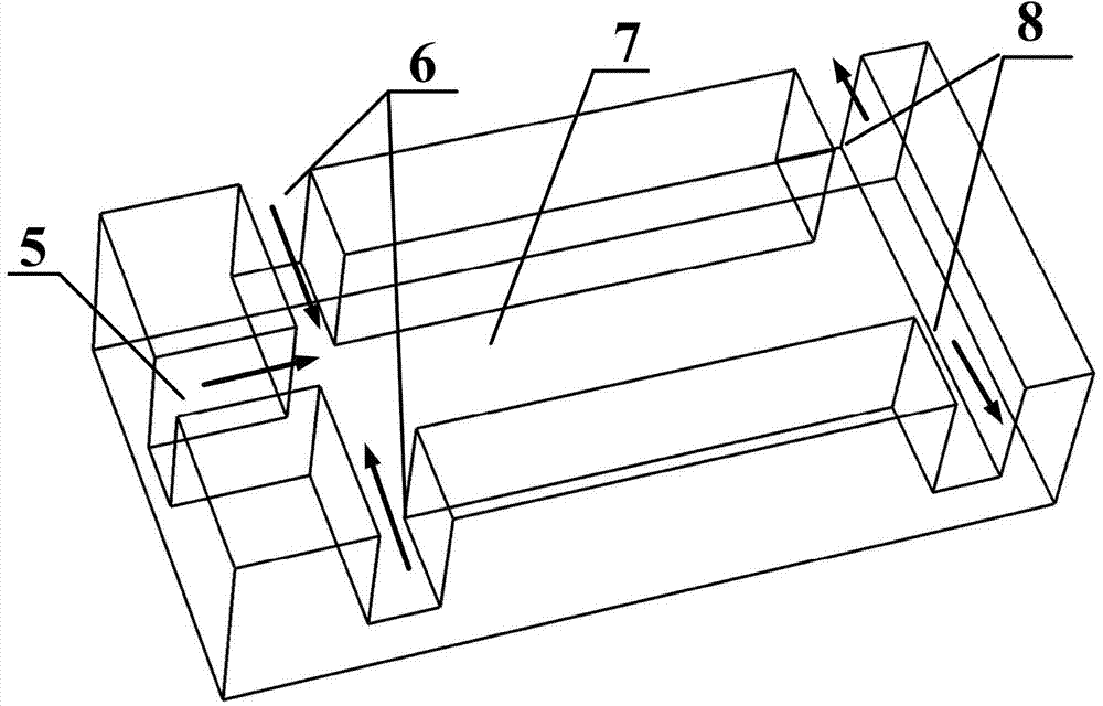 Tunable light wave beam splitter based on fluid light guide