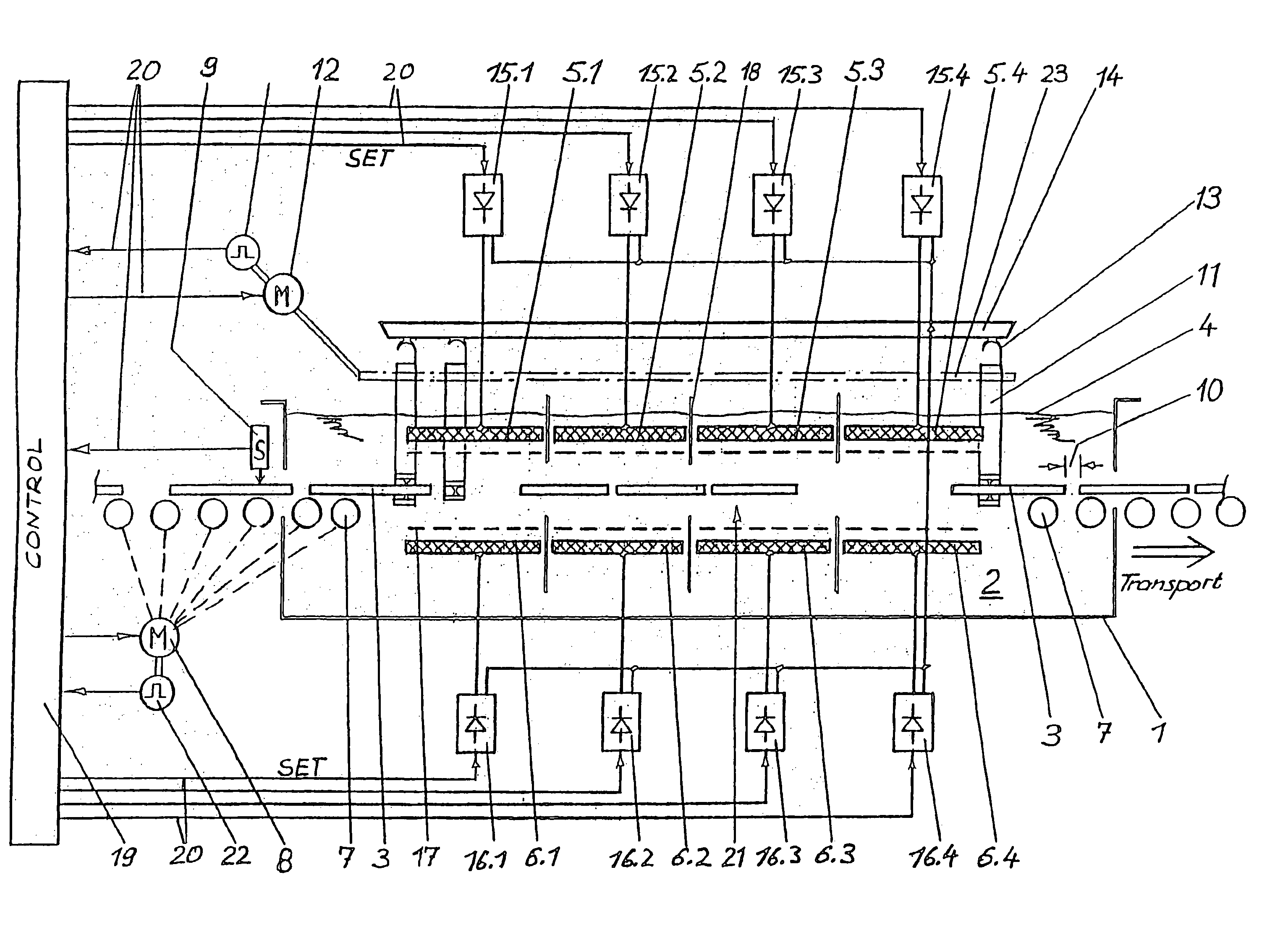 Method and conveyorized system for electrolytically processing work pieces