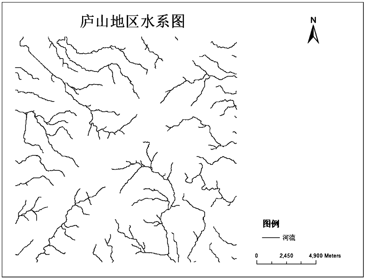 Counterpart river identification method based on morphological characteristics