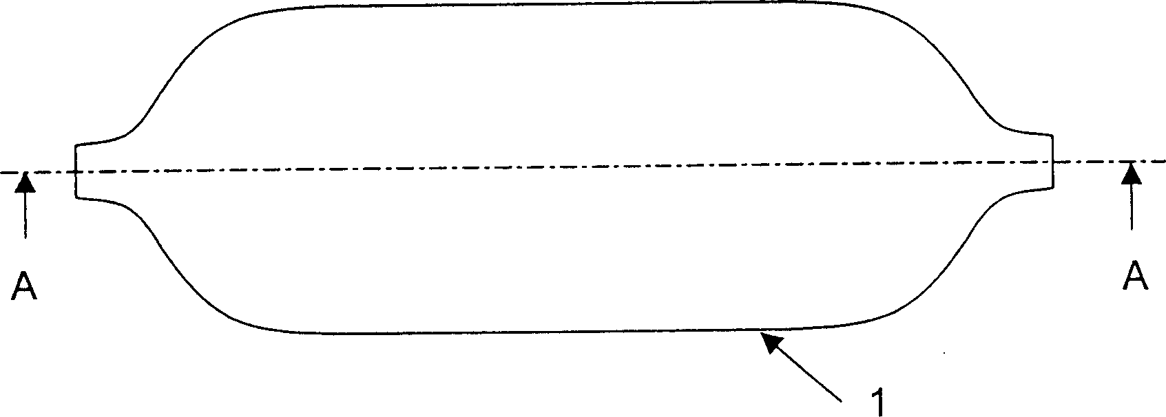 Non-isothermal method for fabricating hollow composite parts