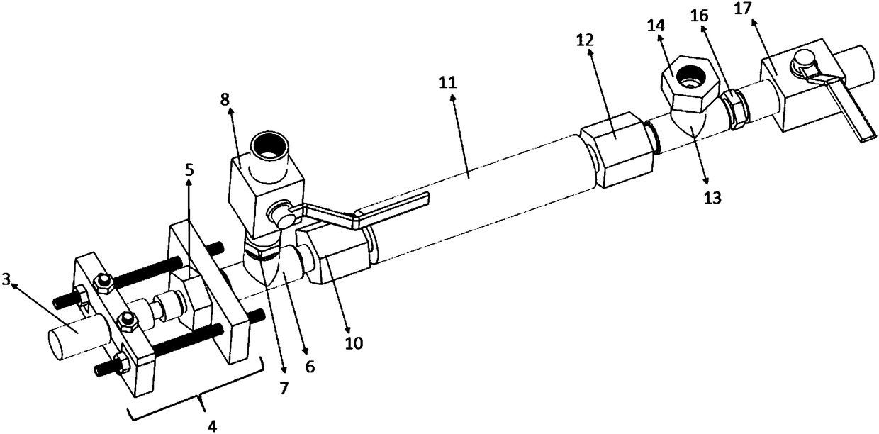 A high-pressure natural gas injector calibration device and method thereof