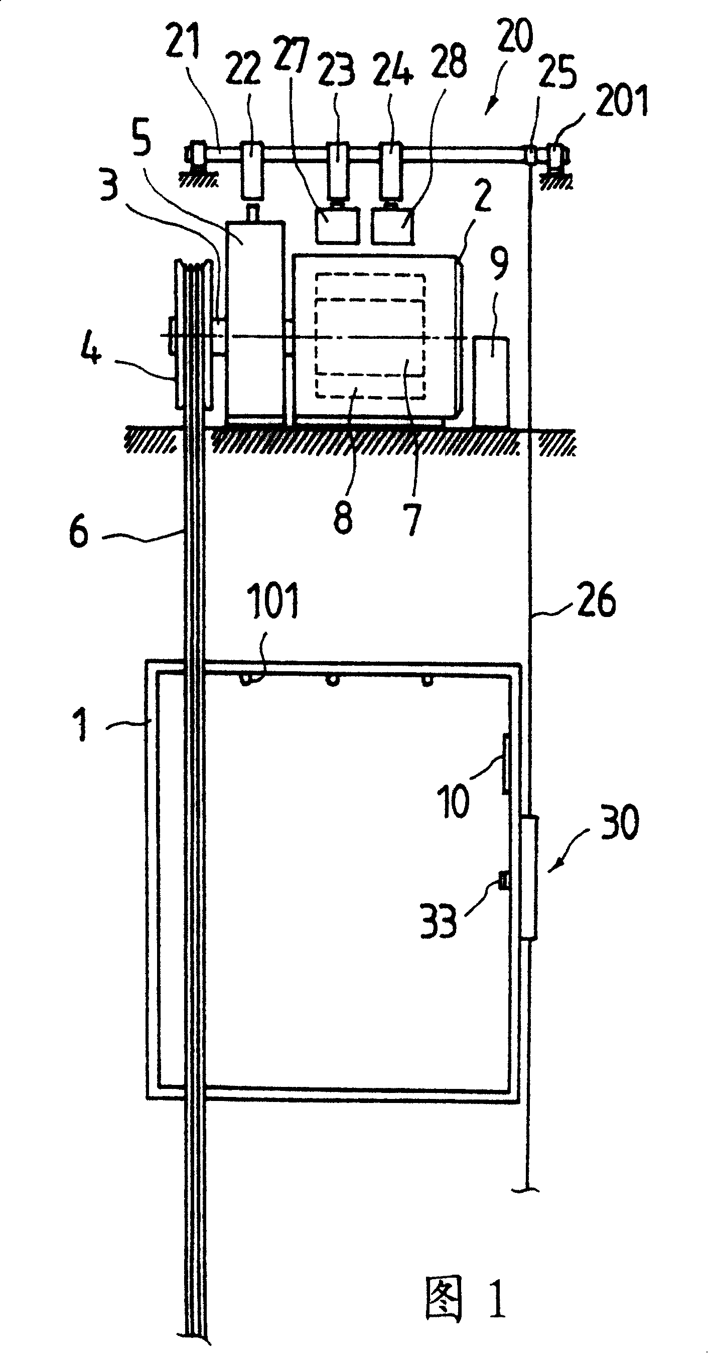 Escape device used in lifter or elevator