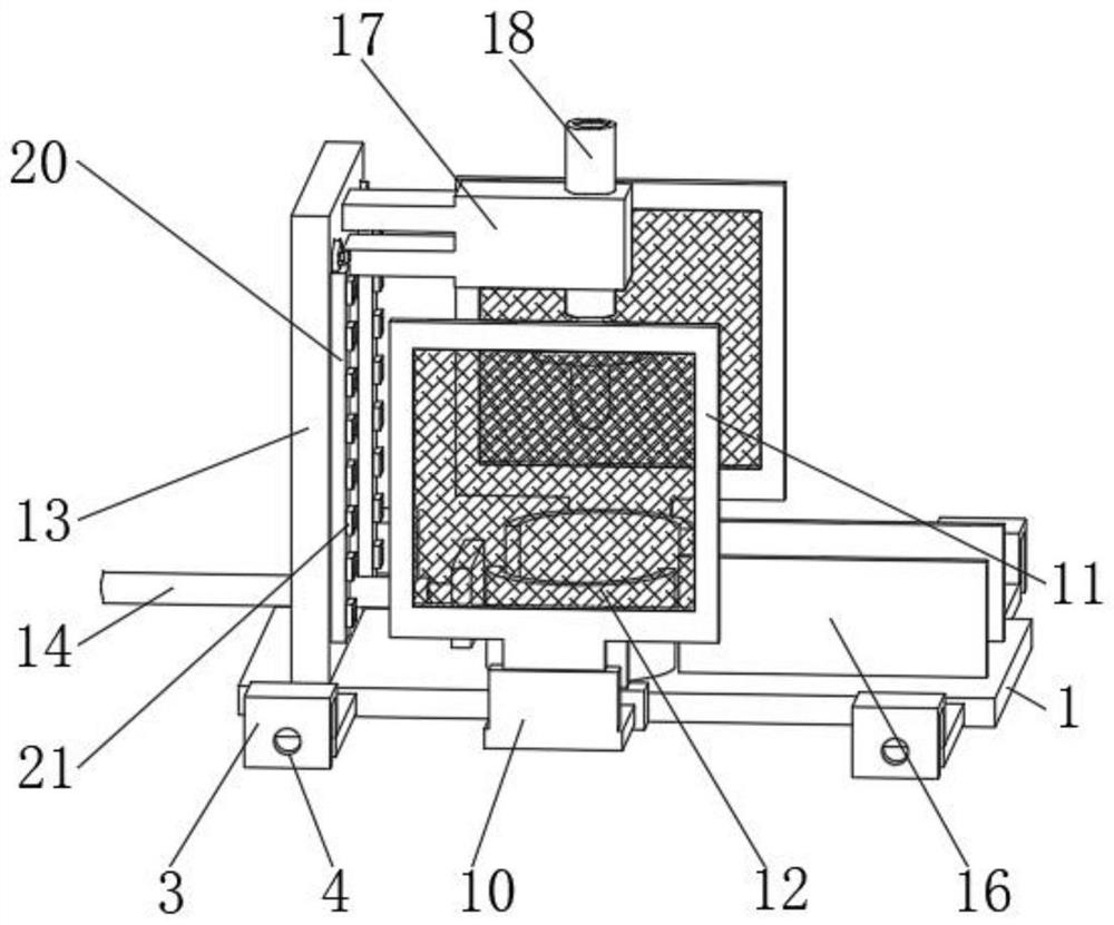 Concave shaping device for end part of linear motor coil