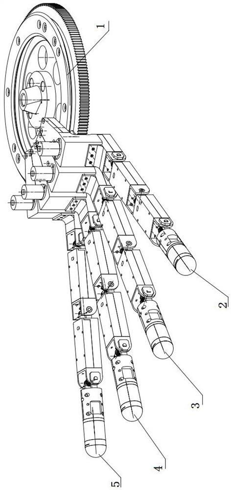 Machine tool panel operation manipulator based on circumferential motion