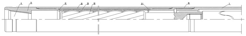 Wear-resistant and erosion-resistant screw drill for in-situ mining of oil shale and machining technology