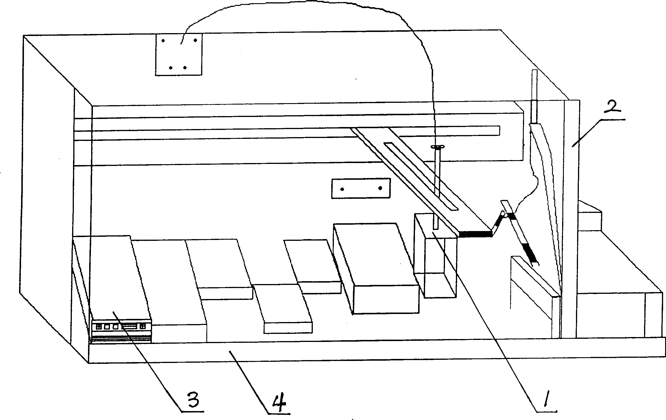 Method and apparatus for accomplishing ABO blood type full-automatic identification on full-automatic enzyme non-analysis meter