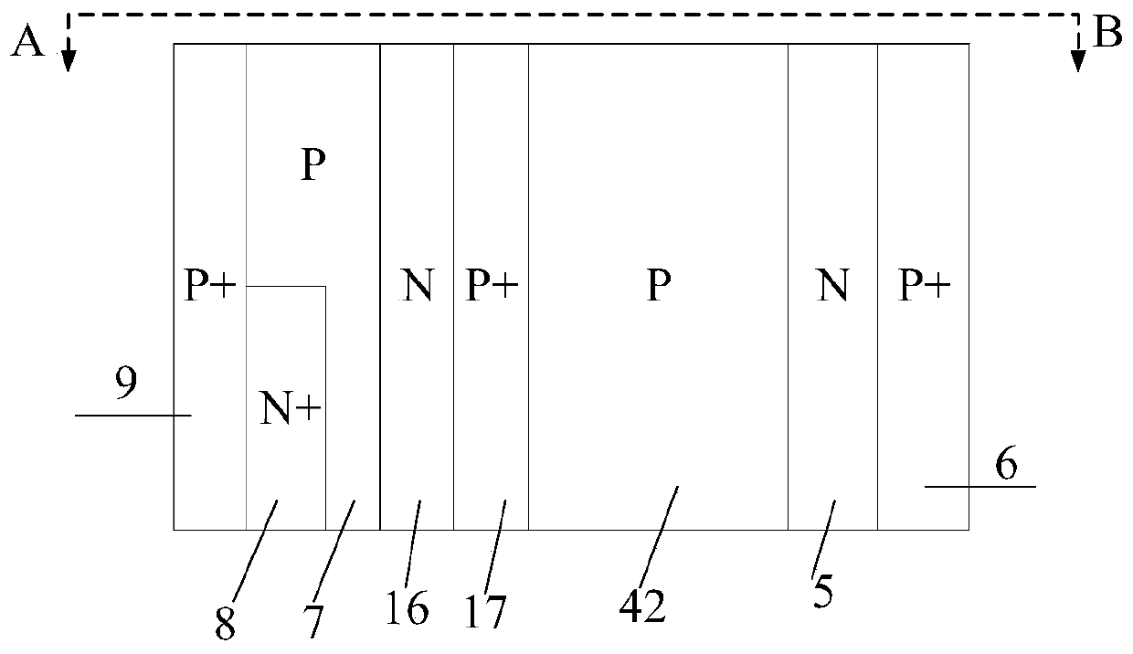 Lateral IGBT and manufacturing method thereof