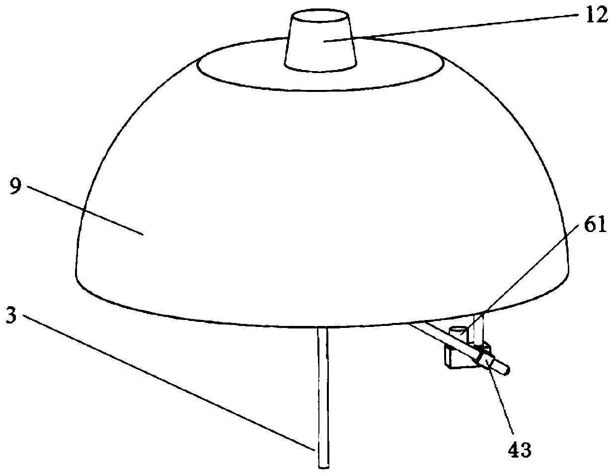 Spherical water sports device with adjustable center of buoyancy and center of gravity