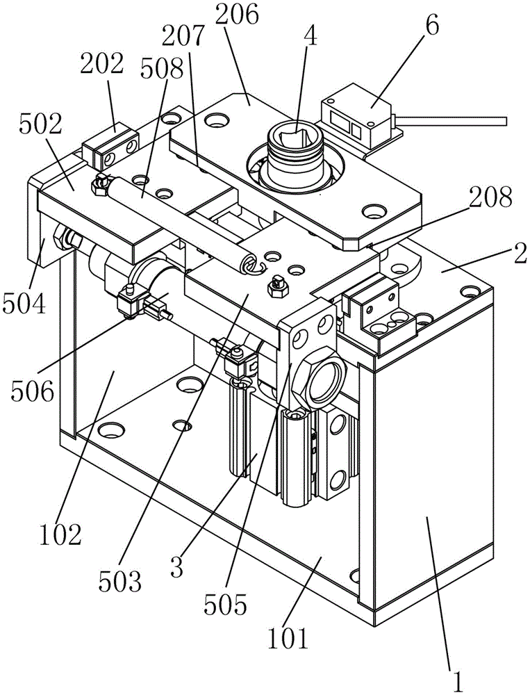 An automatic nut changing mechanism