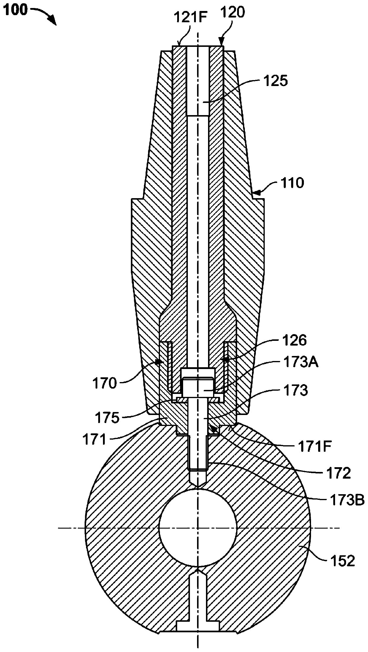 Bushing adapter and bushing with superior mechanical characteristics