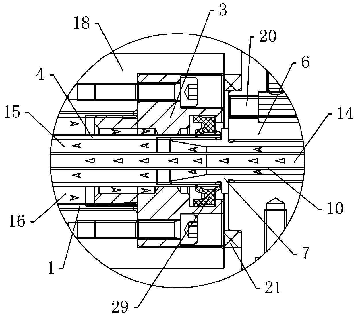 A kind of anti-rotation lifting cylinder