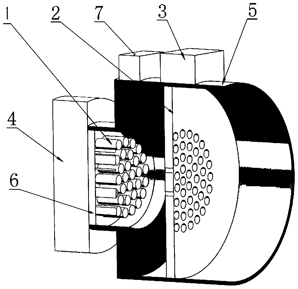 Carbon nanotube array thruster