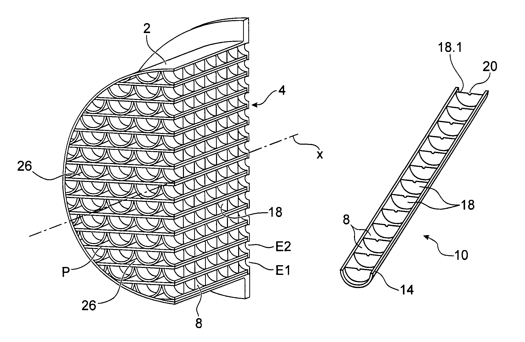 Hydrogen storage tank having metal hydrides