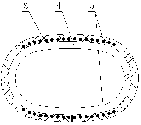 Tricycle non-inflatable inner tube