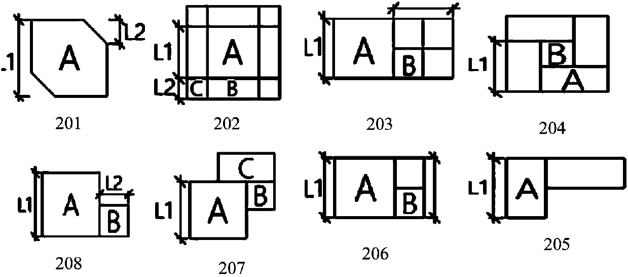 Floor pattern paving system and method, electronic equipment and computer program product