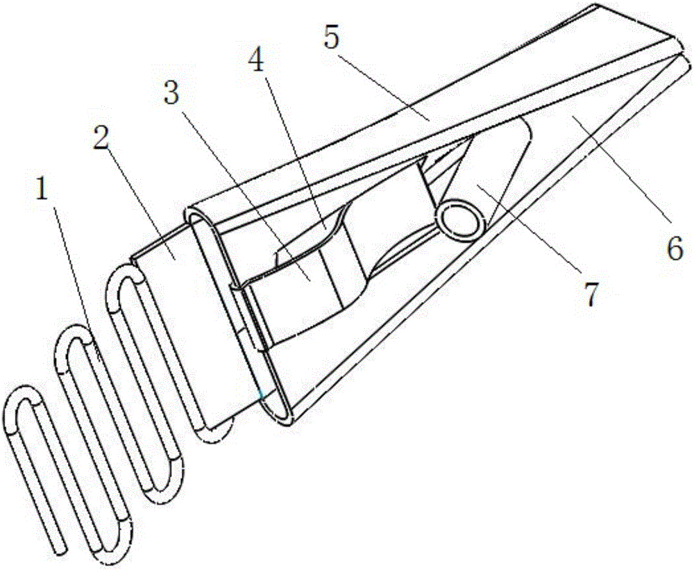 Lockstitch sewing machine bent nozzle for zipper covered edges