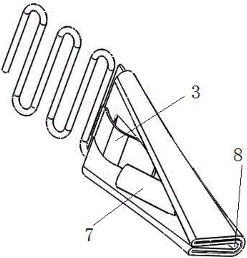 Lockstitch sewing machine bent nozzle for zipper covered edges