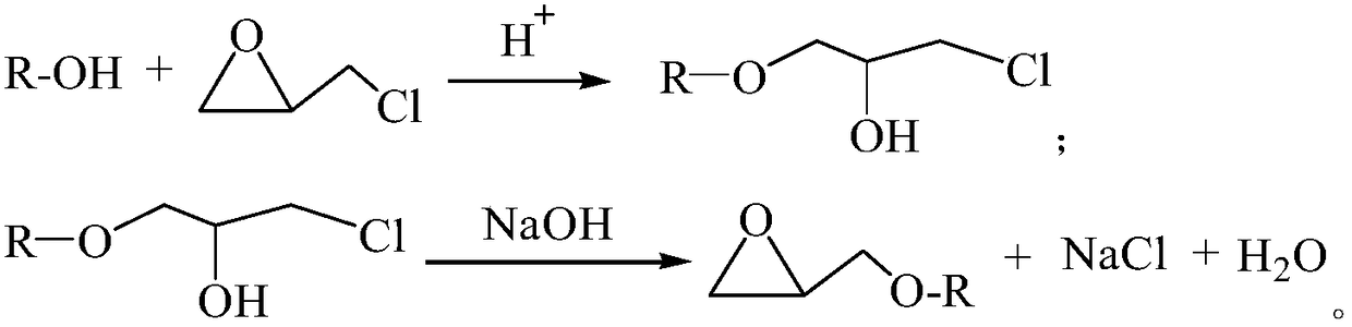 A continuous ring-opening production process of epoxy-terminated polyether