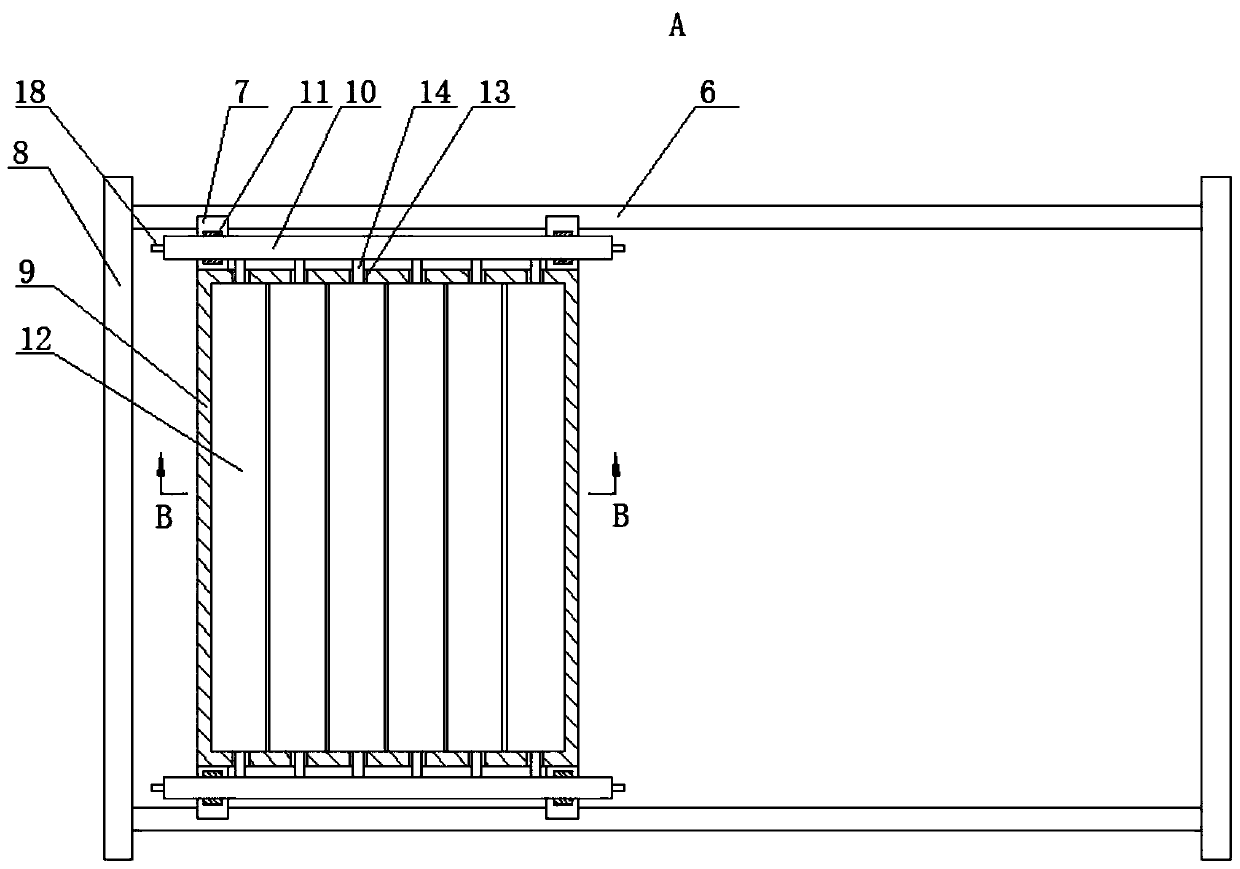 Rapid floor laying device for interior design