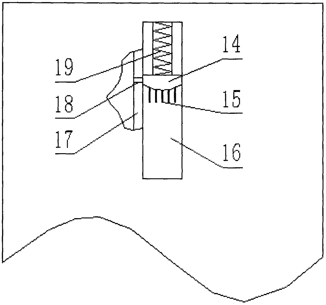 Water and electricity mounting barrier-free cable winder for building construction