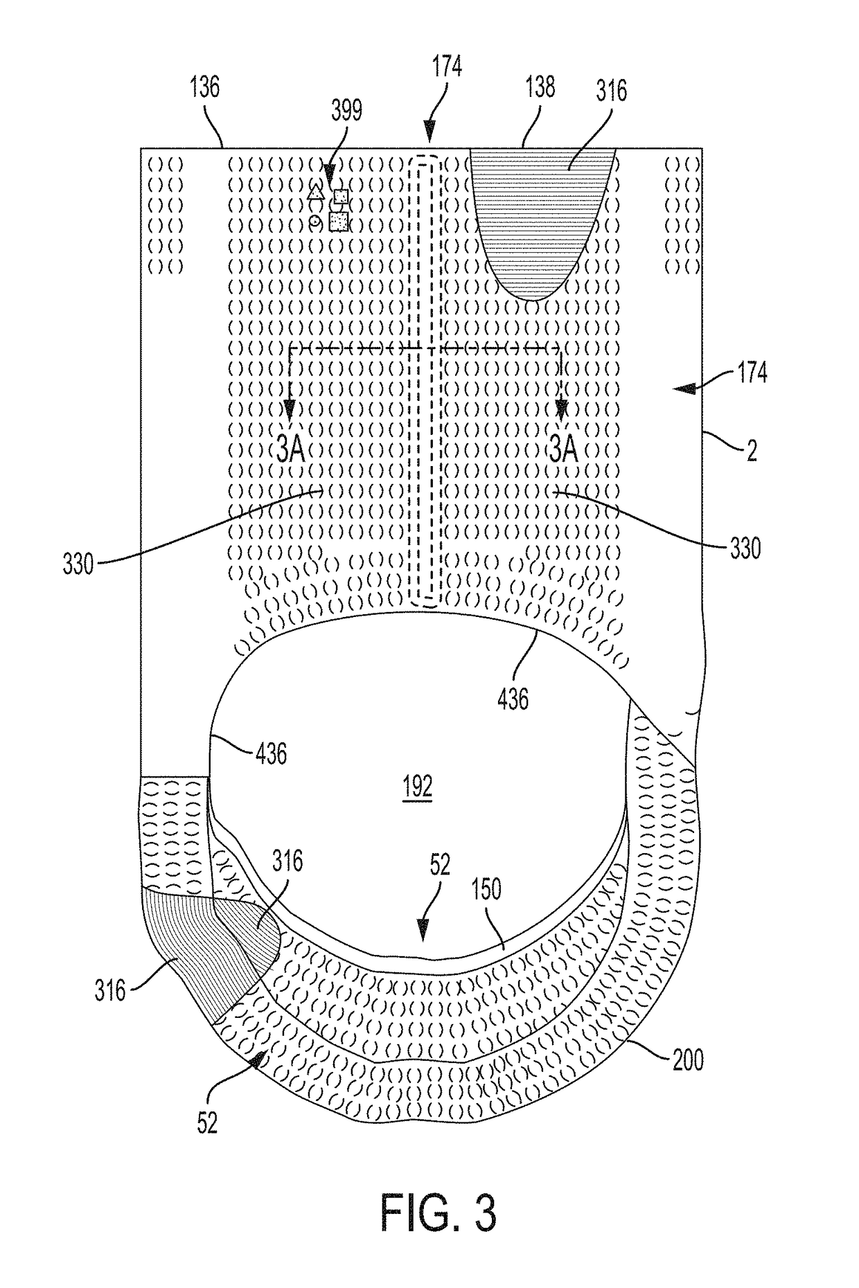 Beamed elastic laminate properties