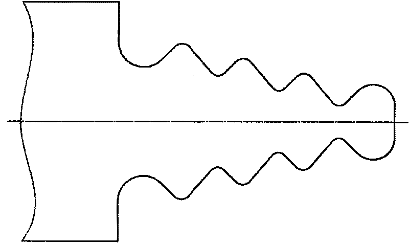 Last-stage moving blade of air-cooled feed pump steam turbine