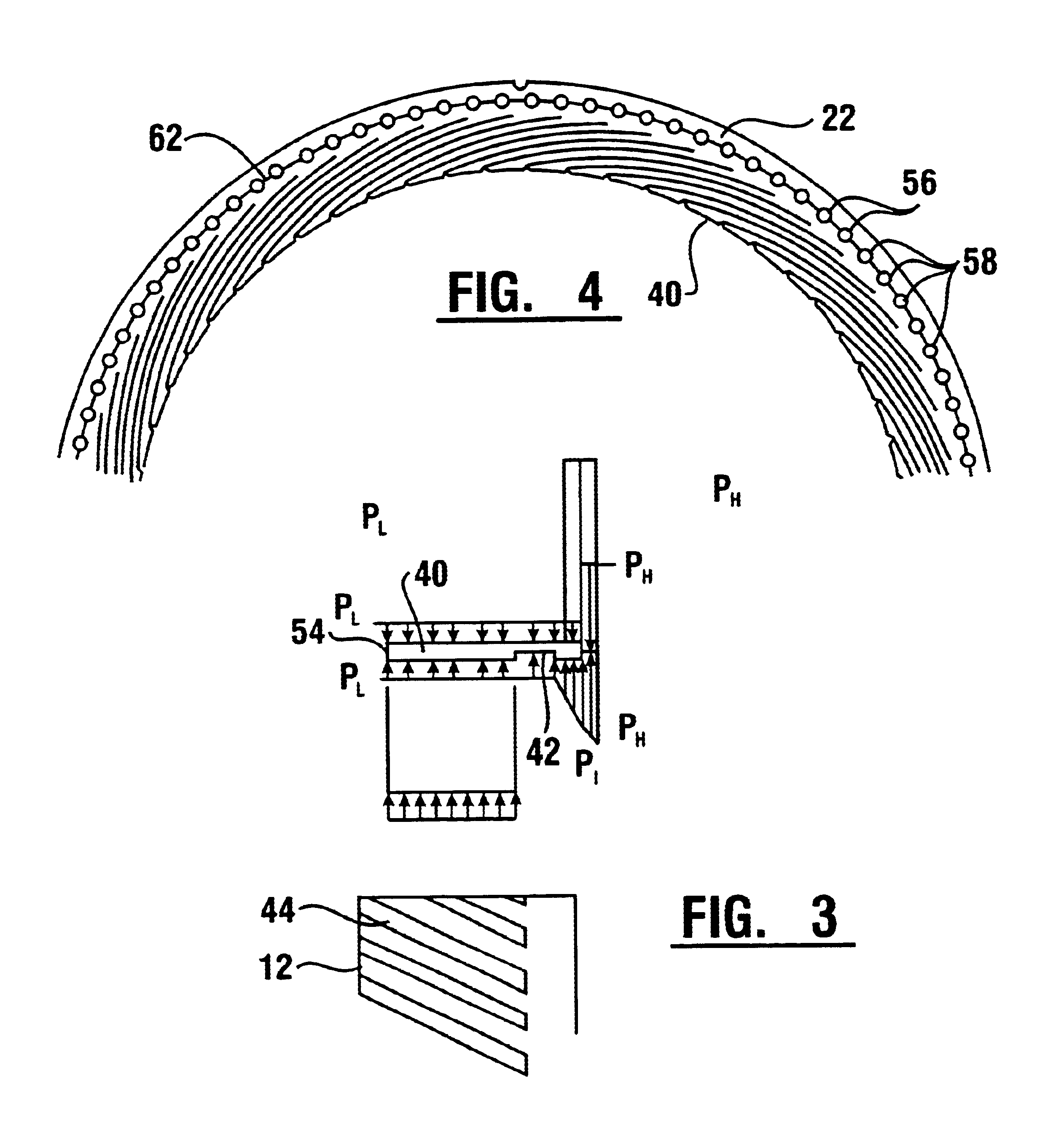 Noncontacting finger seal