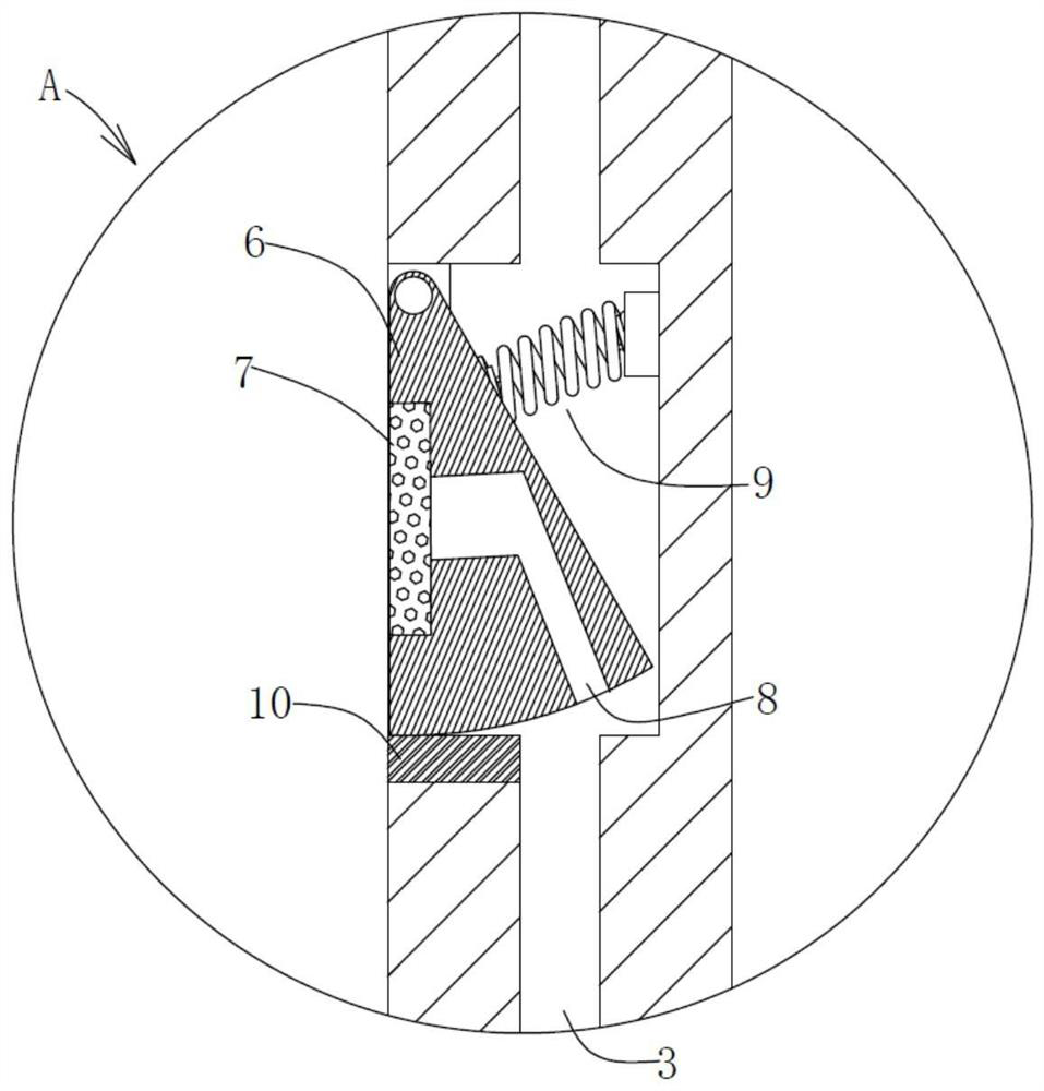 Sealed well-type garbage landfill gas emission structure