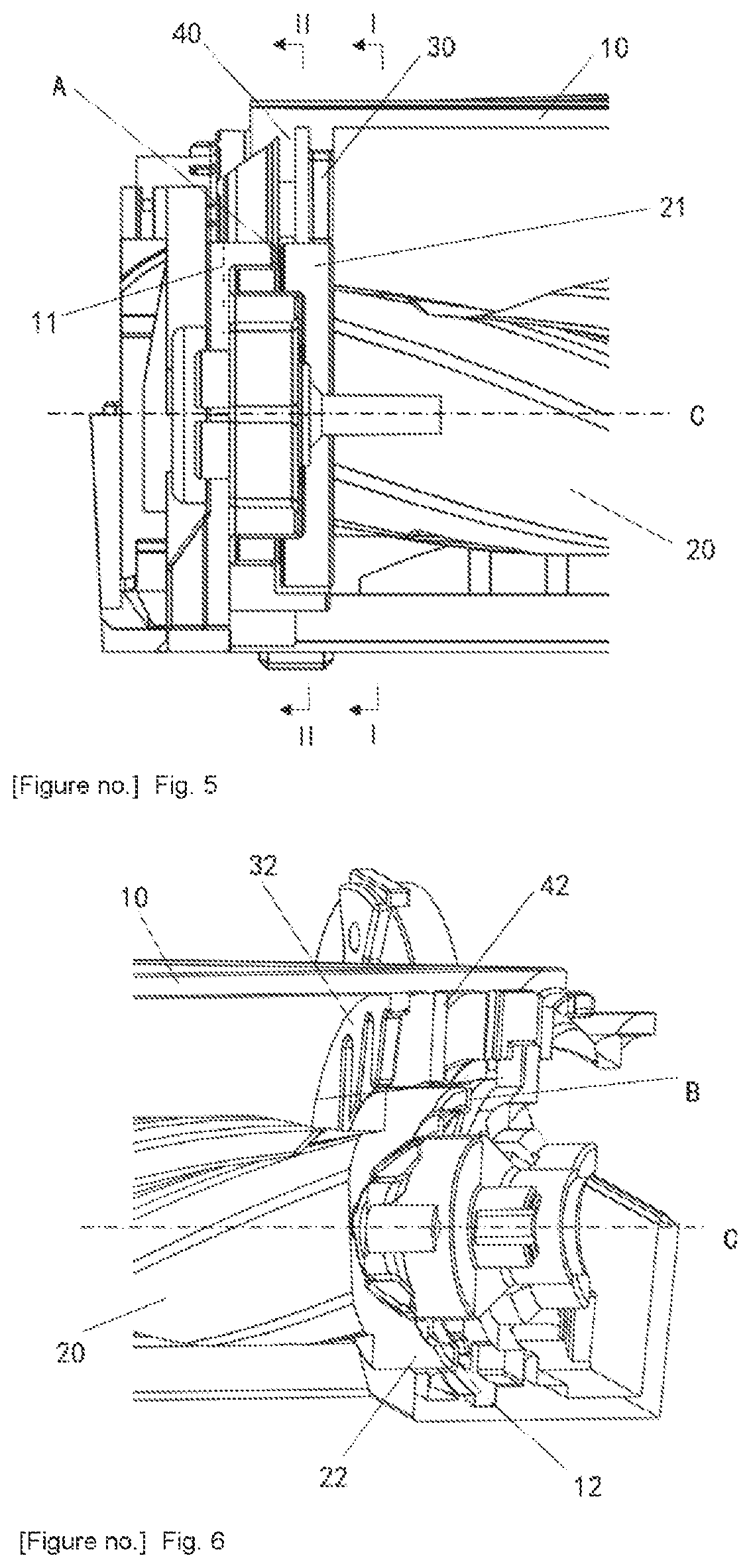 Sweeping assembly, cleaning appliance, and method for cleaning appliance