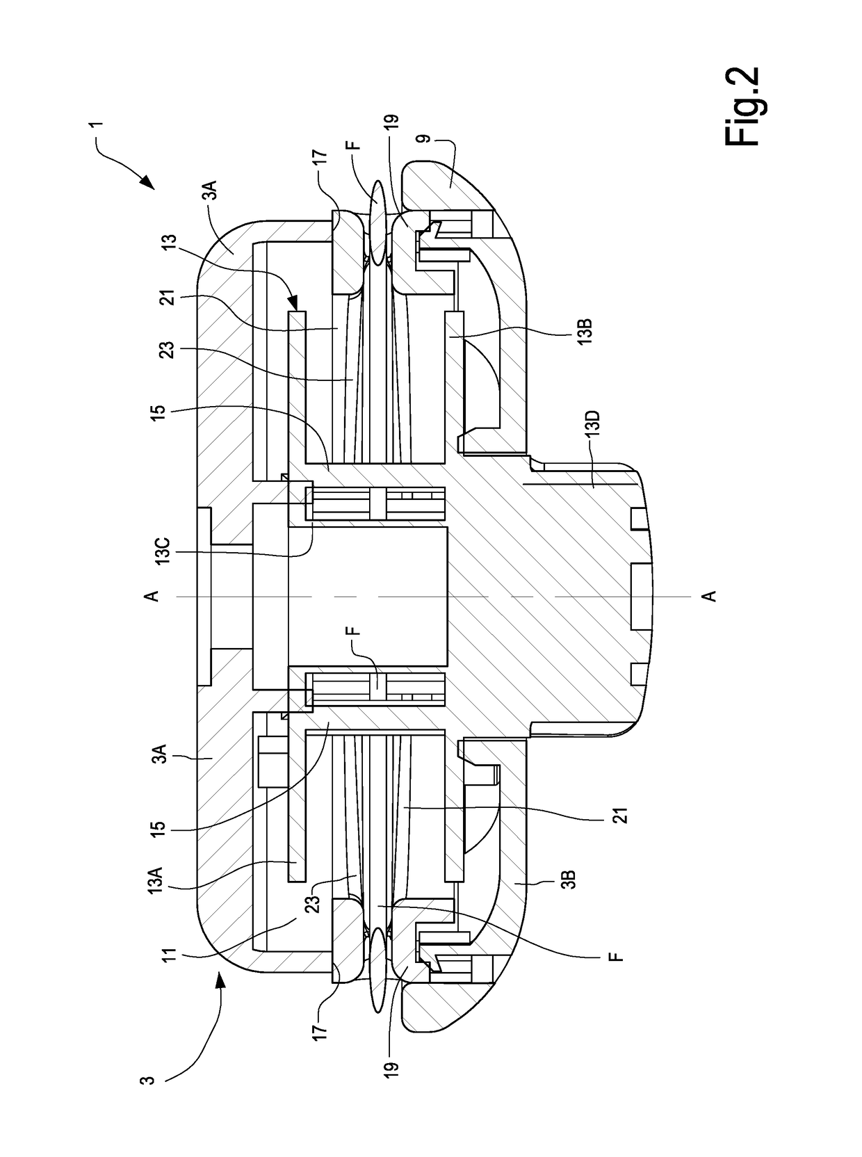 Trimmer head with members for simplifying the loading of the cutting line