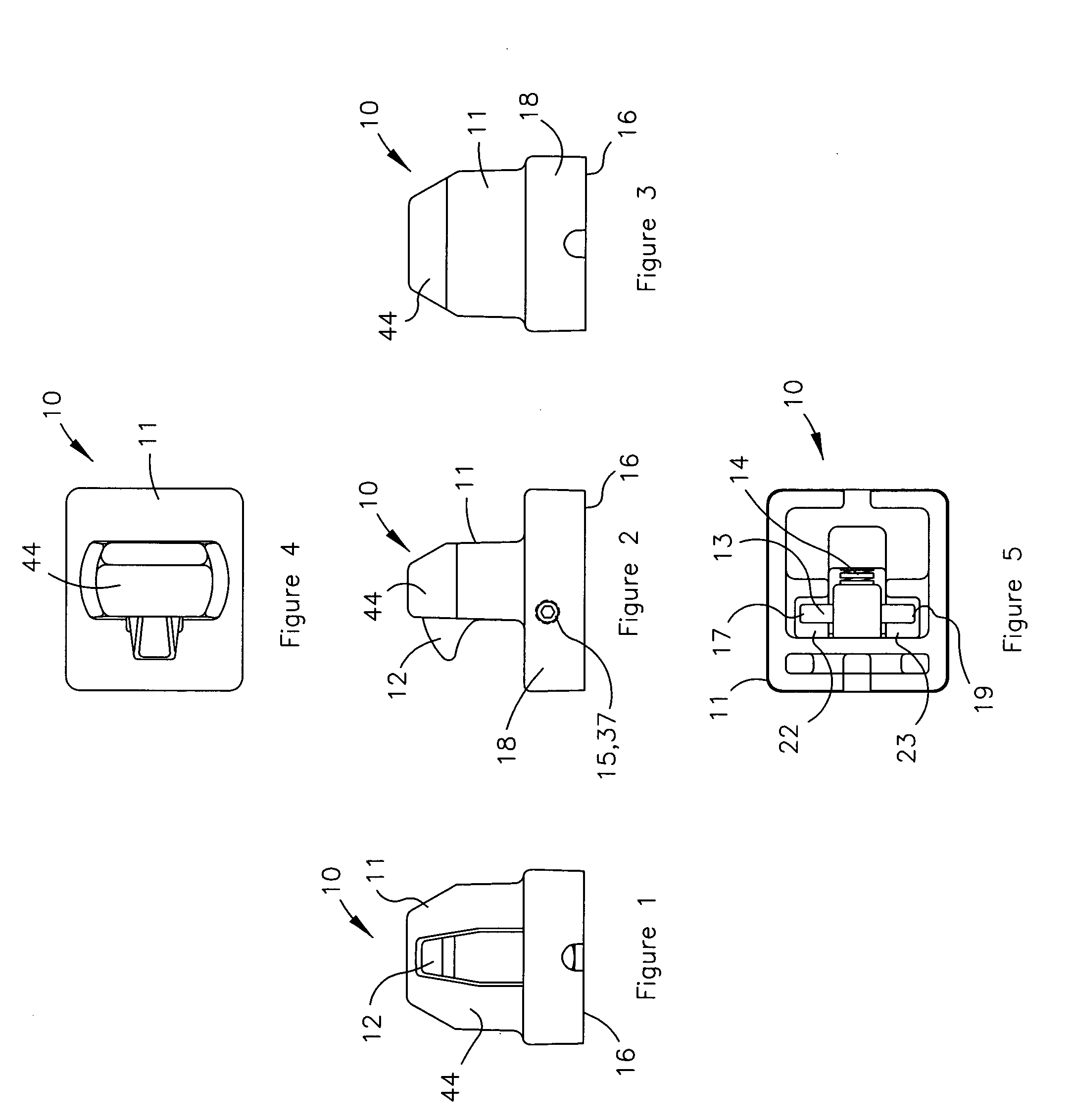 Latch device with variable latching resistance and method