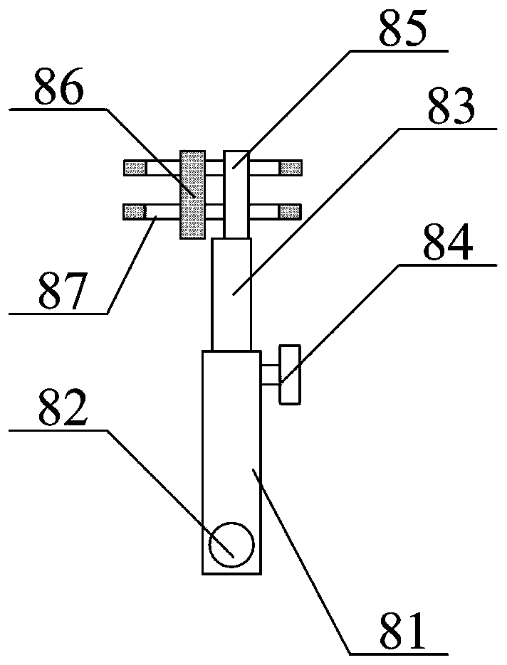 General surgery department operation traction device convenient to adjust