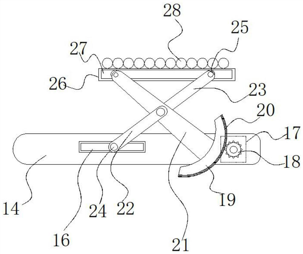 Ocean engineering cable recovery device of lift truck window type decontamination structure